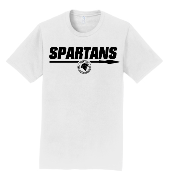 Spartans T-Shirt, White | TechGear